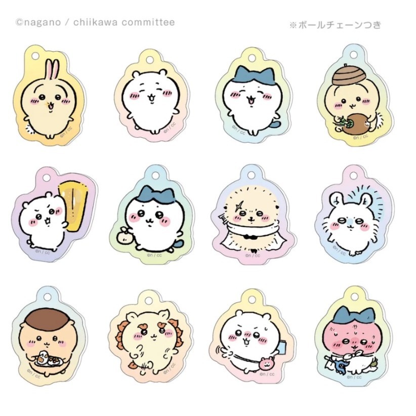 吉伊卡哇 壓克力吊飾 現貨 正版 小可愛 小八貓 烏薩奇 小桃 師傅 栗子 師薩 鑰匙圈 吊飾 Chiikawa-細節圖7