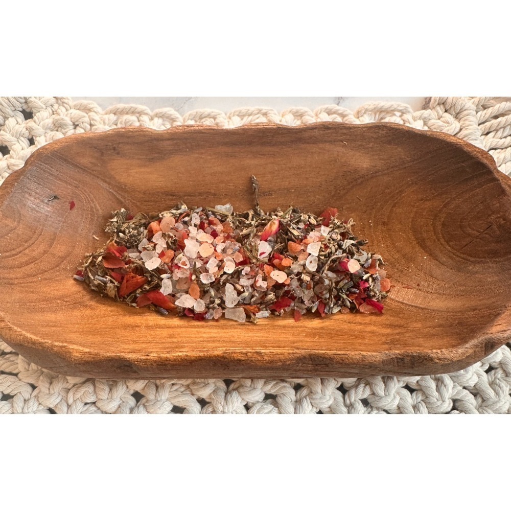 C款靈感提升花草玫瑰鹽海鹽50g+隨身袋(可放入1湯匙開運鹽隨身攜帶)-細節圖4