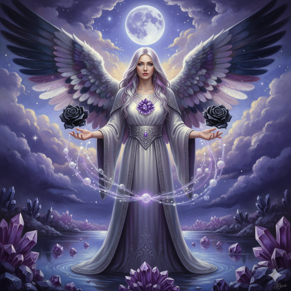 B141 圓滿的信使 : 和諧的庇護者-塔羅 : 聖杯十-細節圖2