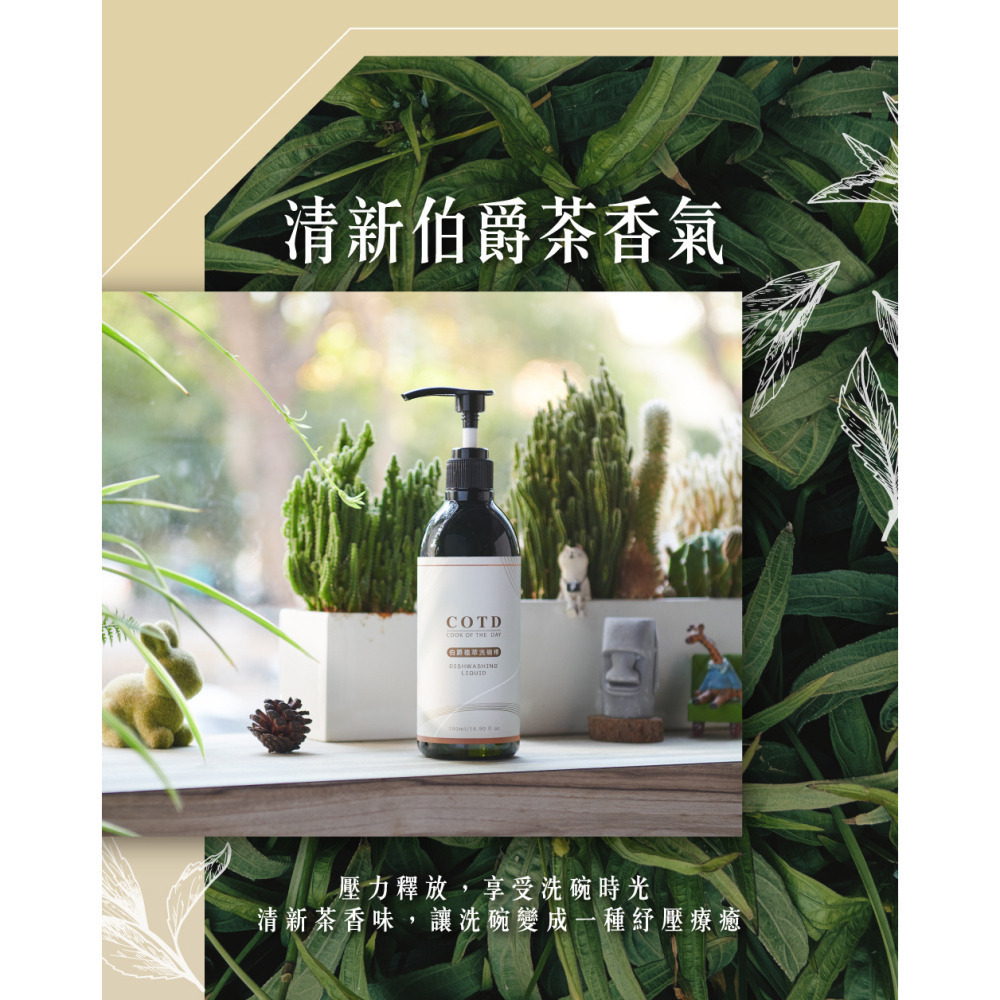 🔥 全新 公司貨 COTD 伯爵 植萃 洗碗精 蔬果清潔 補充包-細節圖3
