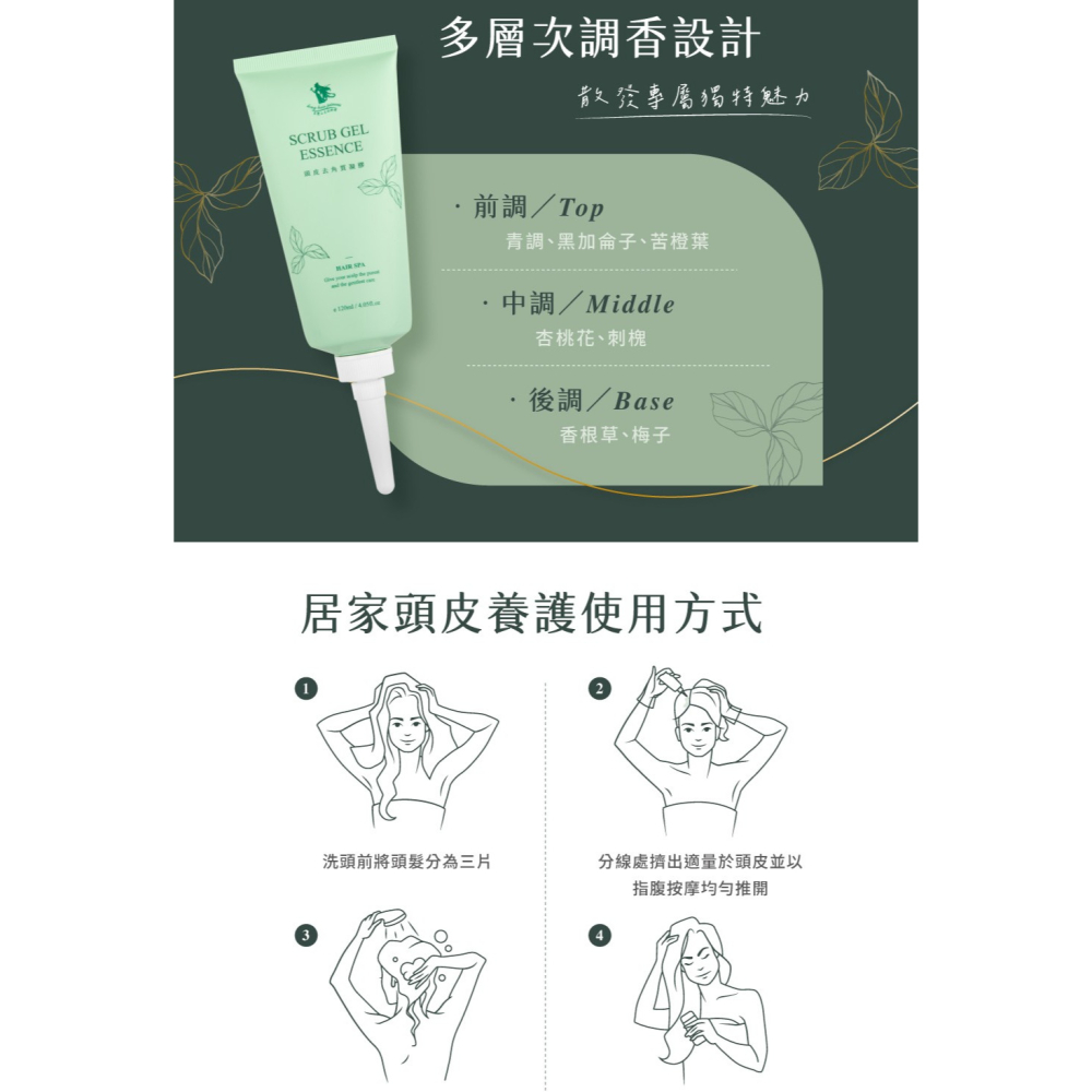 長髮公主的秘密 頭皮去角質凝膠 120ml-細節圖8