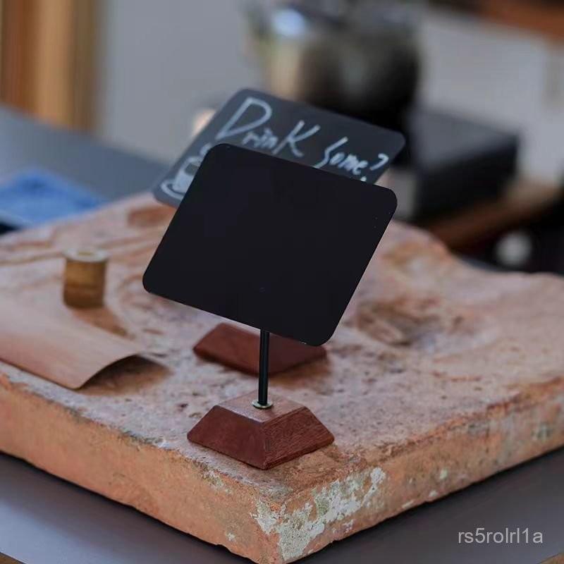 【交換禮物】創意小黑闆可擦寫擺攤價格牌實木烘焙蛋糕店標簽立式商品 EACK-細節圖4