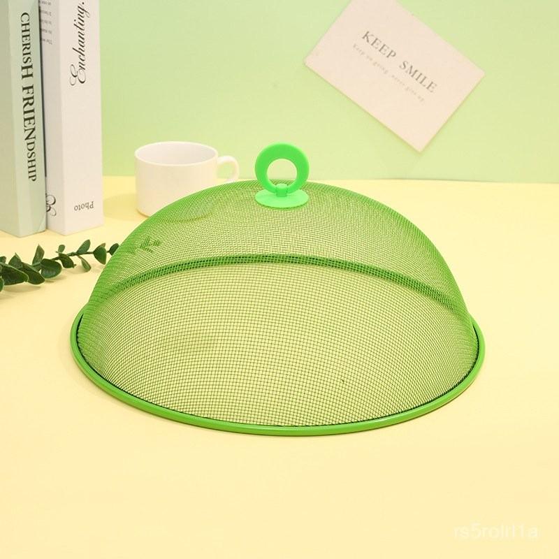 新款家用廚房鐵藝食物罩簡約圓形防蠅蟲菜罩批髮 9CHD-細節圖3
