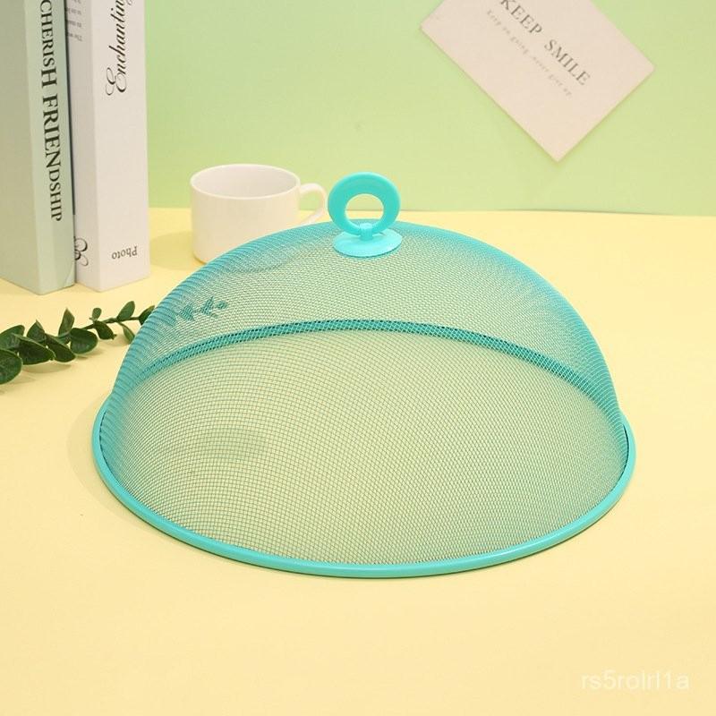 新款家用廚房鐵藝食物罩簡約圓形防蠅蟲菜罩批髮 9CHD-細節圖4