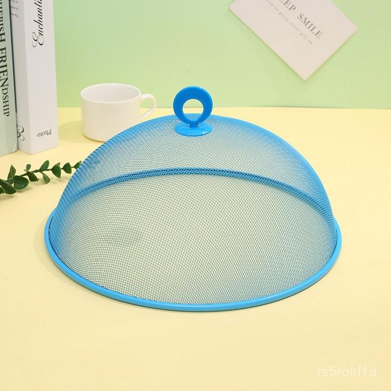 新款家用廚房鐵藝食物罩簡約圓形防蠅蟲菜罩批髮 9CHD-細節圖6