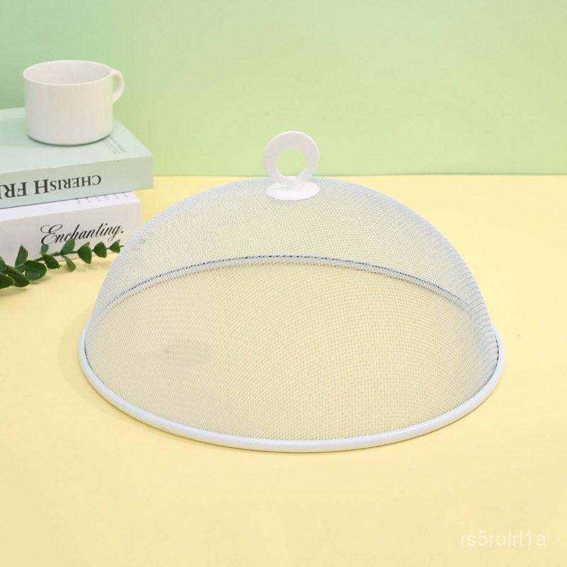 新款家用廚房鐵藝食物罩簡約圓形防蠅蟲菜罩批髮 9CHD-細節圖8