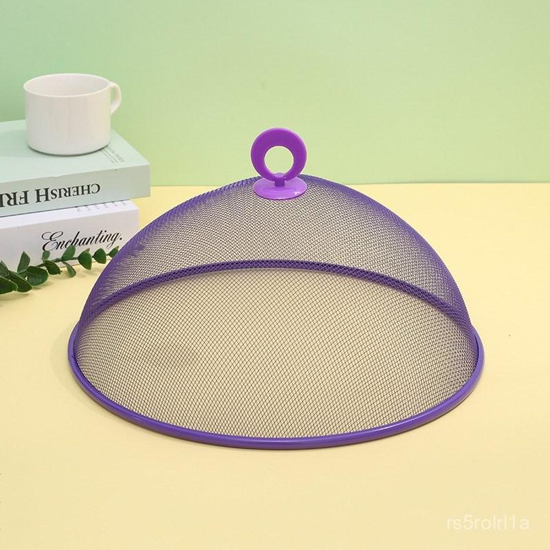 新款家用廚房鐵藝食物罩簡約圓形防蠅蟲菜罩批髮 9CHD-細節圖9