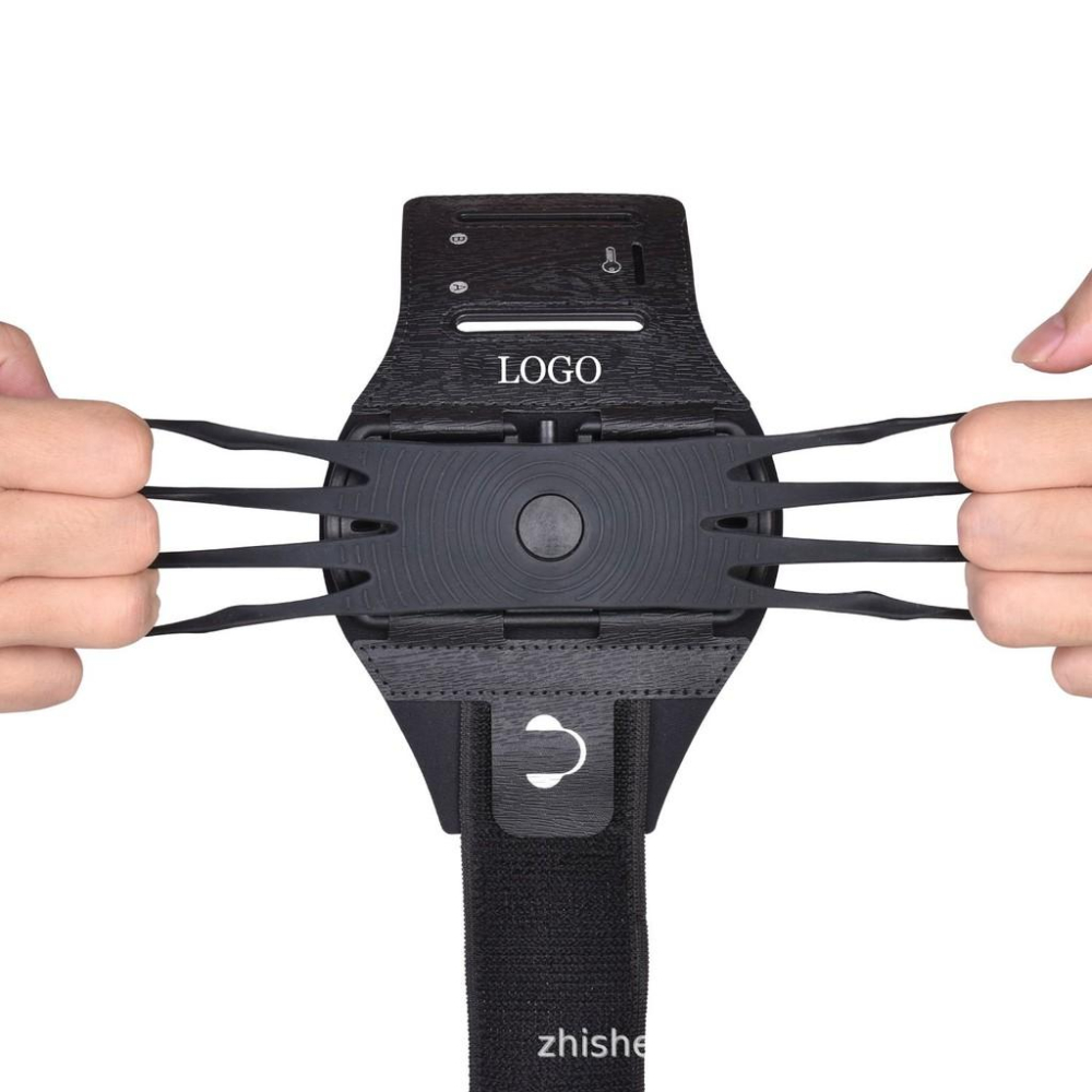 廠家批髮360運動旋轉臂帶戶外跑步手機臂包可拆卸騎手代駕手機架 HESP-細節圖4