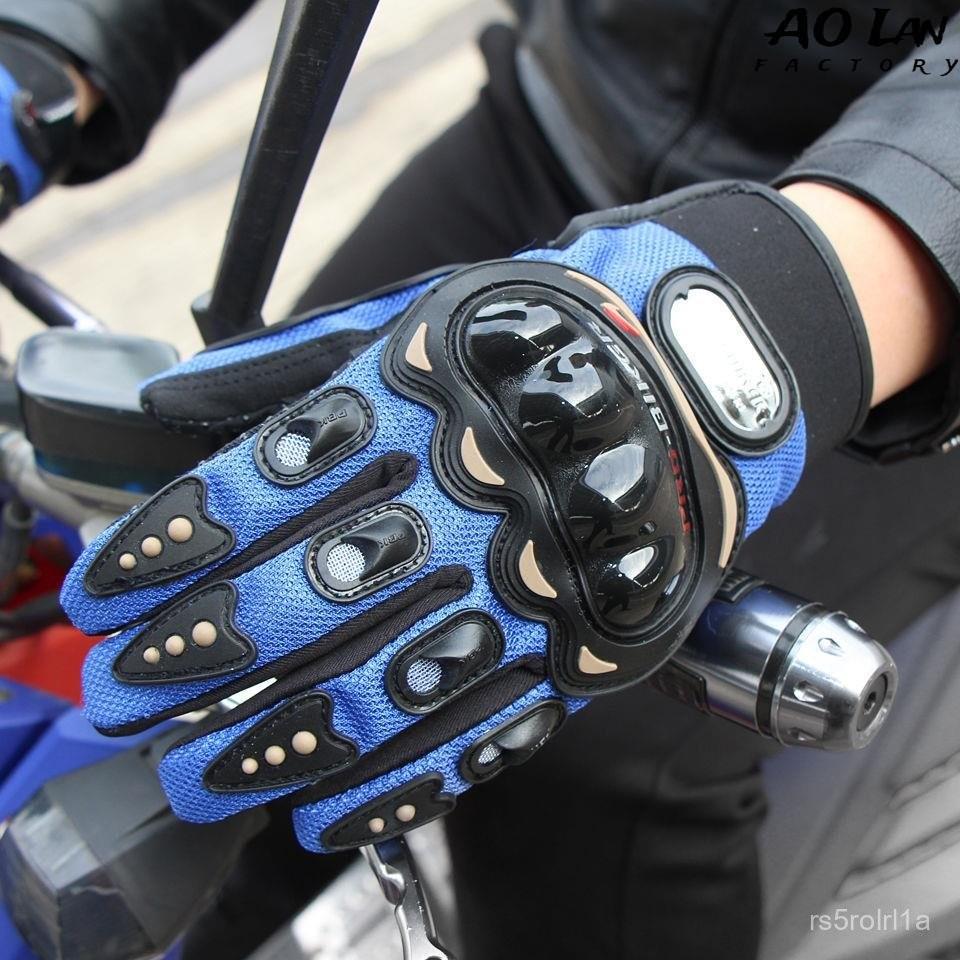 特價沖量 機車手套 騎行手套 單車手套 防摔手套 手套 戰術手套 摩託車運動手套 騎行全指 越野騎士 防摔透氣電動車手套-細節圖3