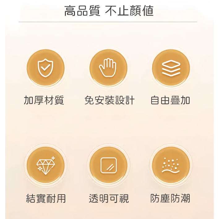 盲盒展示盒 公仔盒 公仔櫃 模型盒 收納盒 模型櫃 展示盒 展示櫃-細節圖2