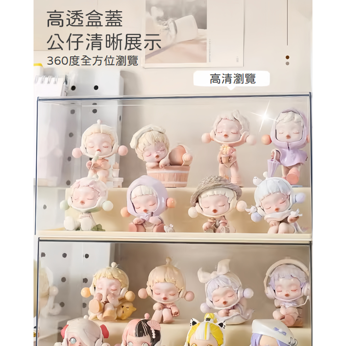 雙層展示盒 公仔盒 公仔櫃 模型盒 收納盒 模型櫃 展示盒 展示櫃-細節圖3