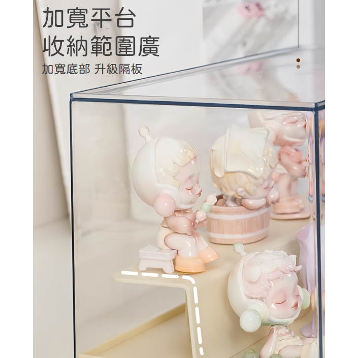 雙層展示盒 公仔盒 公仔櫃 模型盒 收納盒 模型櫃 展示盒 展示櫃-細節圖4