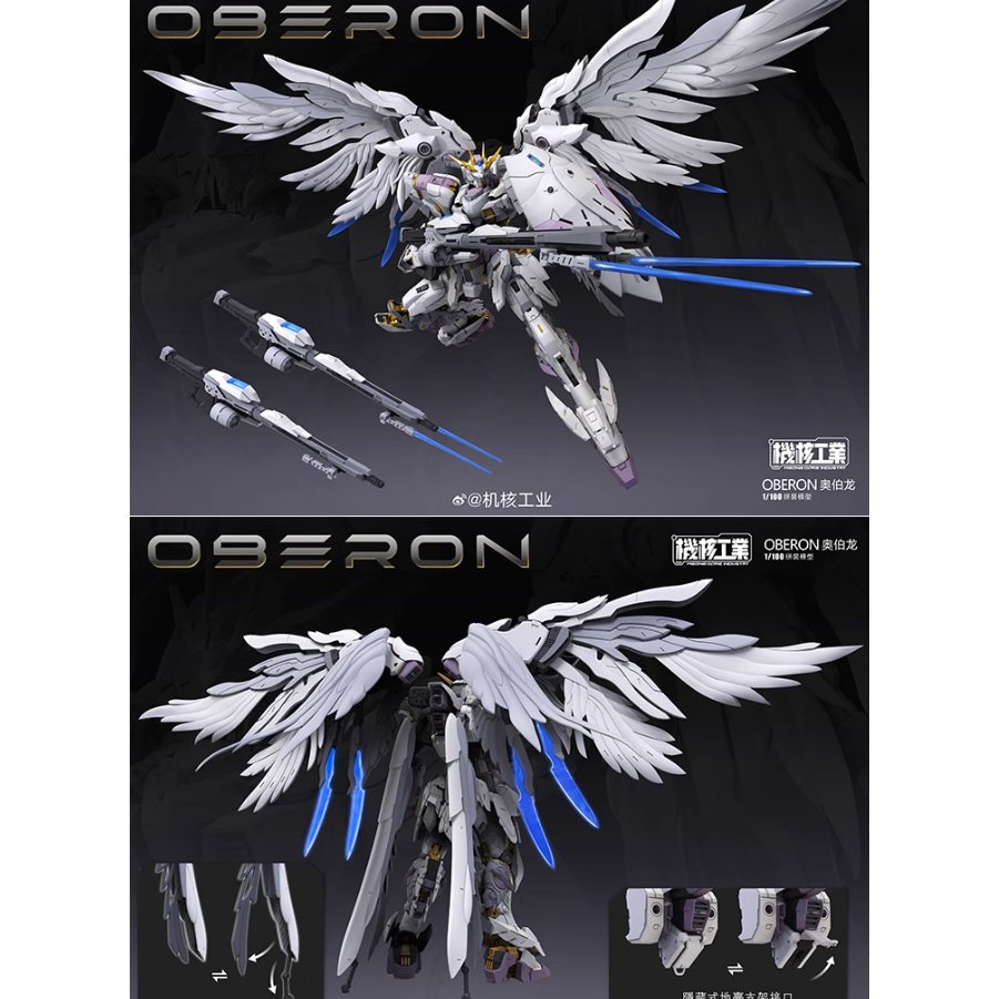 天衛-奧伯龍 陸製拼裝模型  1/100 全拼裝骨架-細節圖4