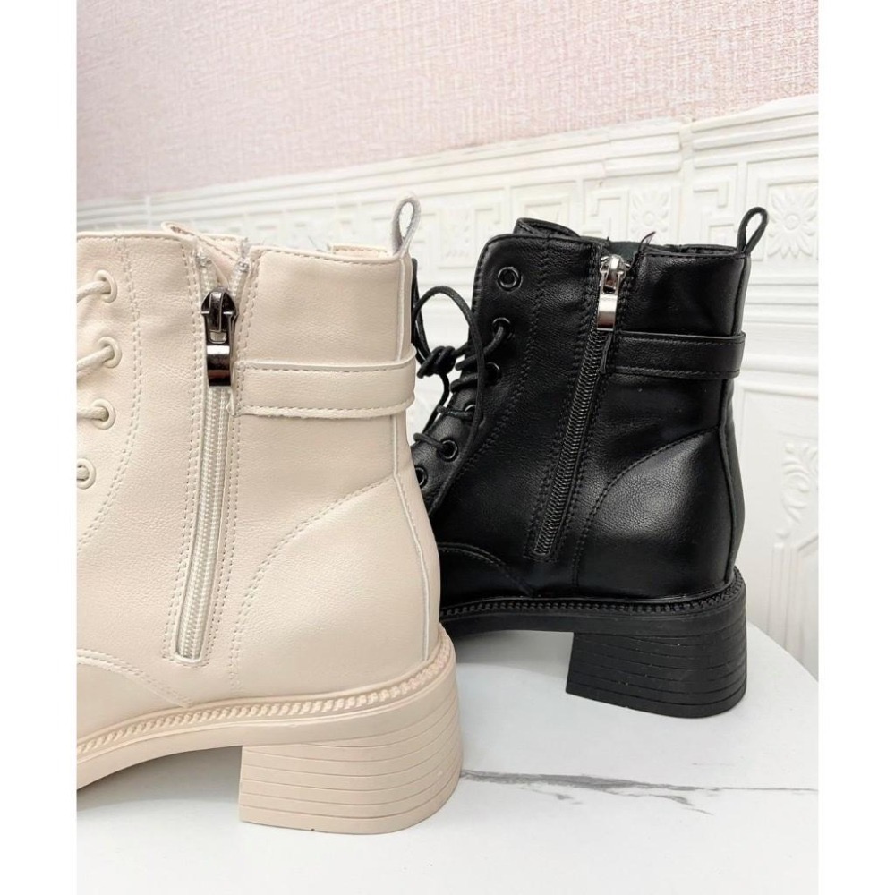 mima女王 超細纖維綁帶短靴 505-細節圖3