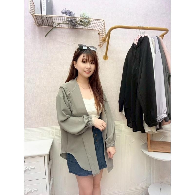 mima女王🔥防曬雪紡連帽外套509-細節圖2