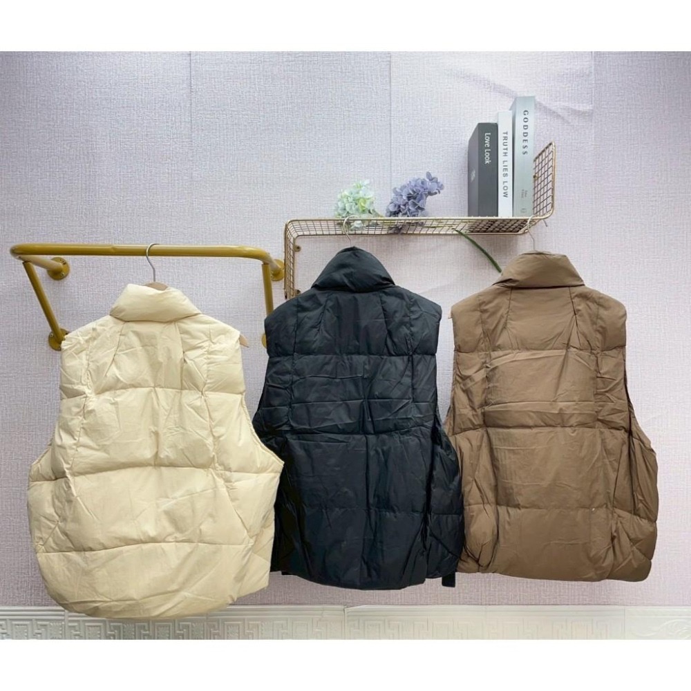 MIMA女王  ❤Y566💡造型口袋鴨絨背心-細節圖4