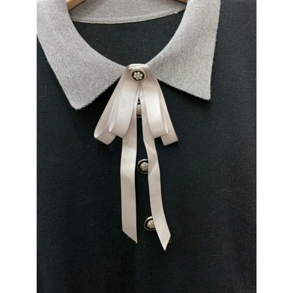 MIMA女王   ❤Y577💡配色顯腰身長洋裝-細節圖2