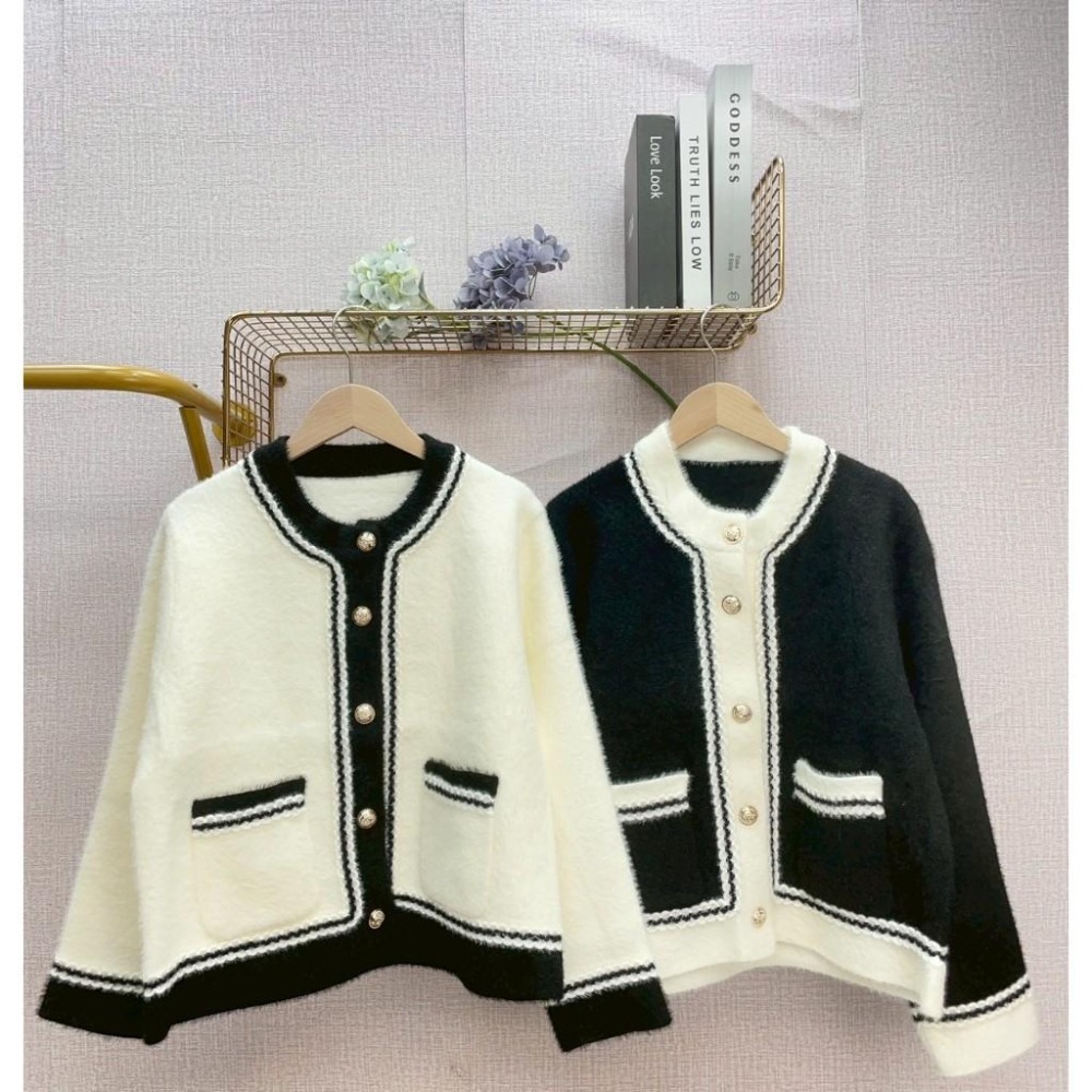 MIMA女王 ❤Y595💡小香氣質水貂毛外套-細節圖3