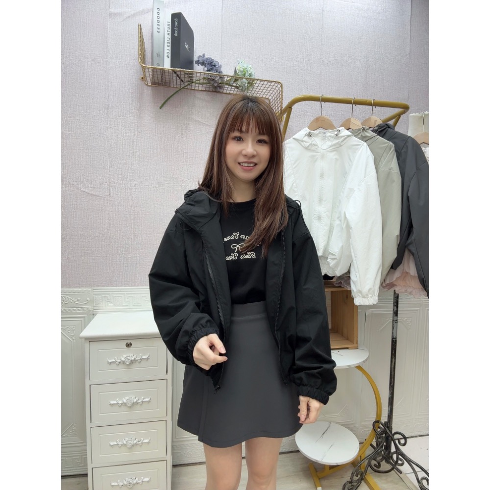 MIMA女王 ❤A187💡可愛雙口袋防風外套-細節圖7