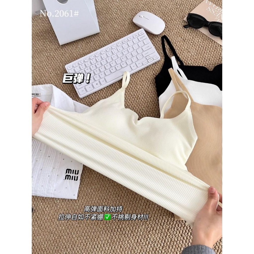 MIMA女王  ❤A230💡桃心領冰絲肩可調小可愛-細節圖5