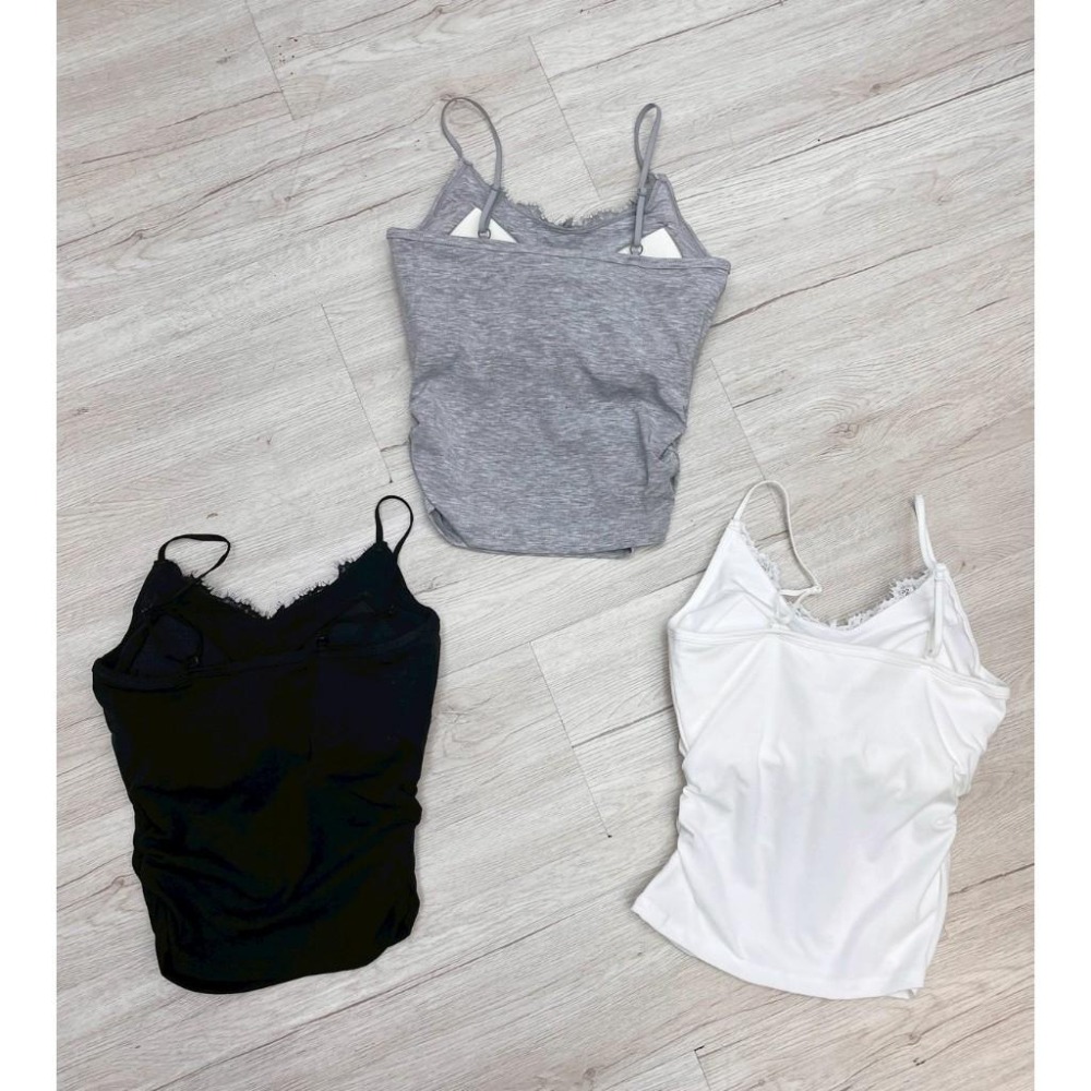 MIMA女王❤A298💡造型領睫毛蕾絲Bra Top-細節圖2