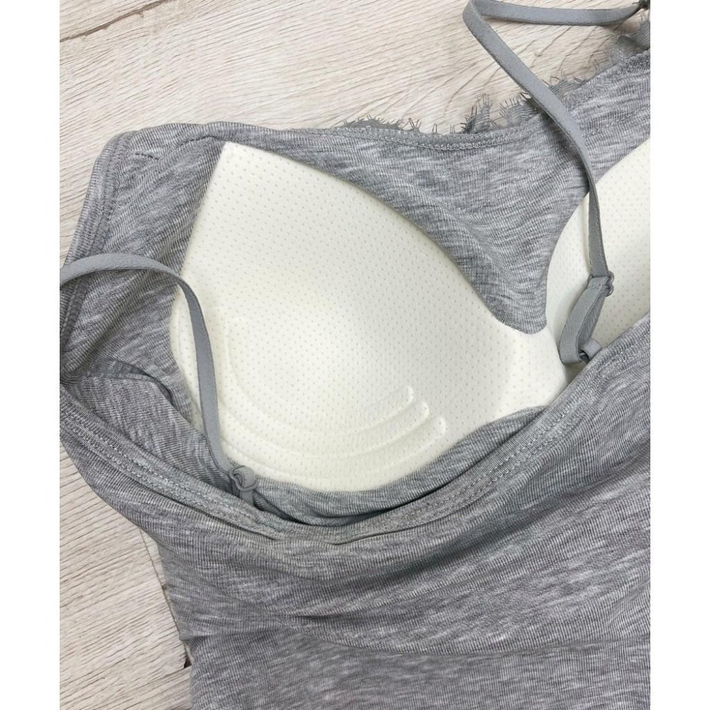 MIMA女王❤A298💡造型領睫毛蕾絲Bra Top-細節圖3