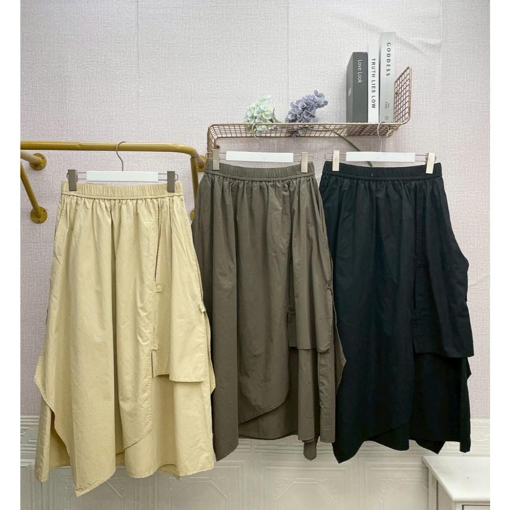 MIMA女王❤A304💡設計款多層次假二件長裙-細節圖4