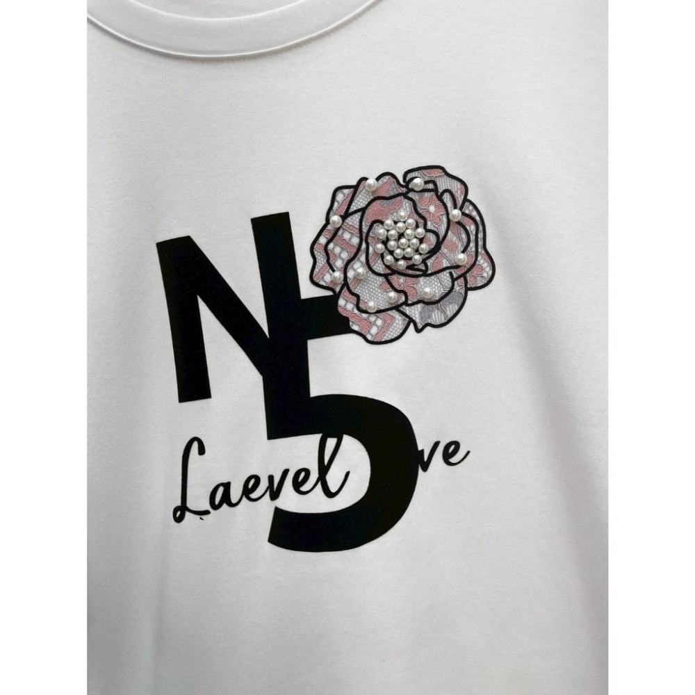 MIMA女王❤A323💡NO5花朵翻玩冰棉上衣-細節圖5