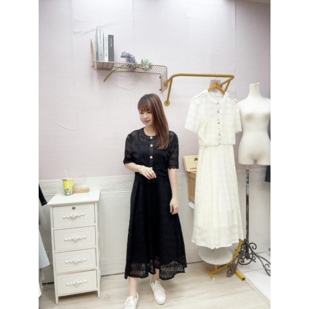 MIMA女王❤A409💡名媛蕾絲二件套-細節圖2