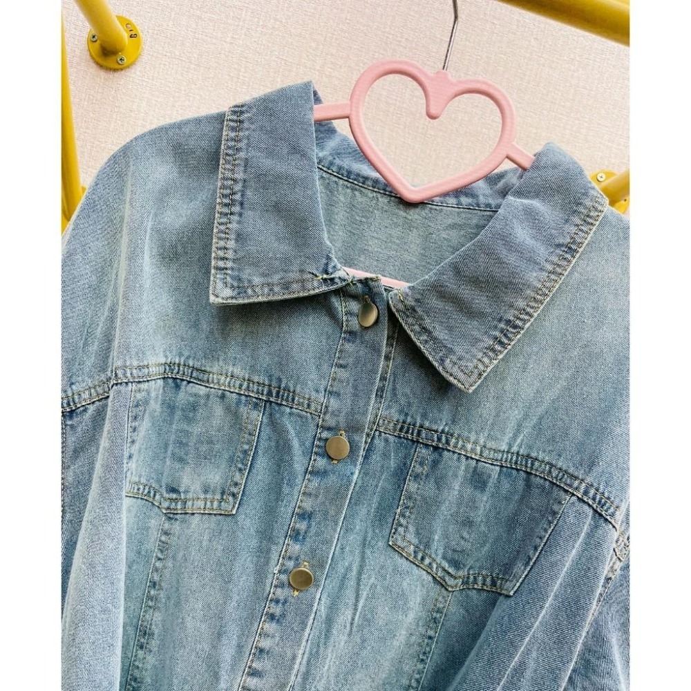 MIMA女王❤A439💡可愛牛仔蛋糕裙(附綁帶)-細節圖4
