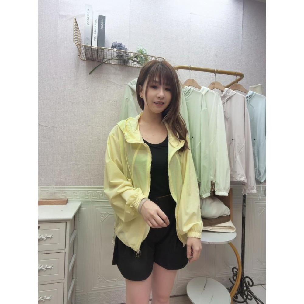 MIMA女王❤A642💡機能實搭超型感連帽防曬外套-細節圖3