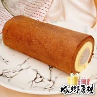 【奇蹟烘焙】可可雙色芋泥米蛋糕捲(蛋素)