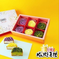 【奇蹟烘焙】玫瑰塔禮盒(綜合)(全素)