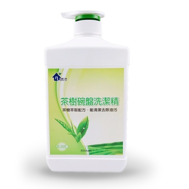 【良食生活】茶樹碗盤洗潔精800ml■不含甲醇■APG葡萄糖配方-細節圖2