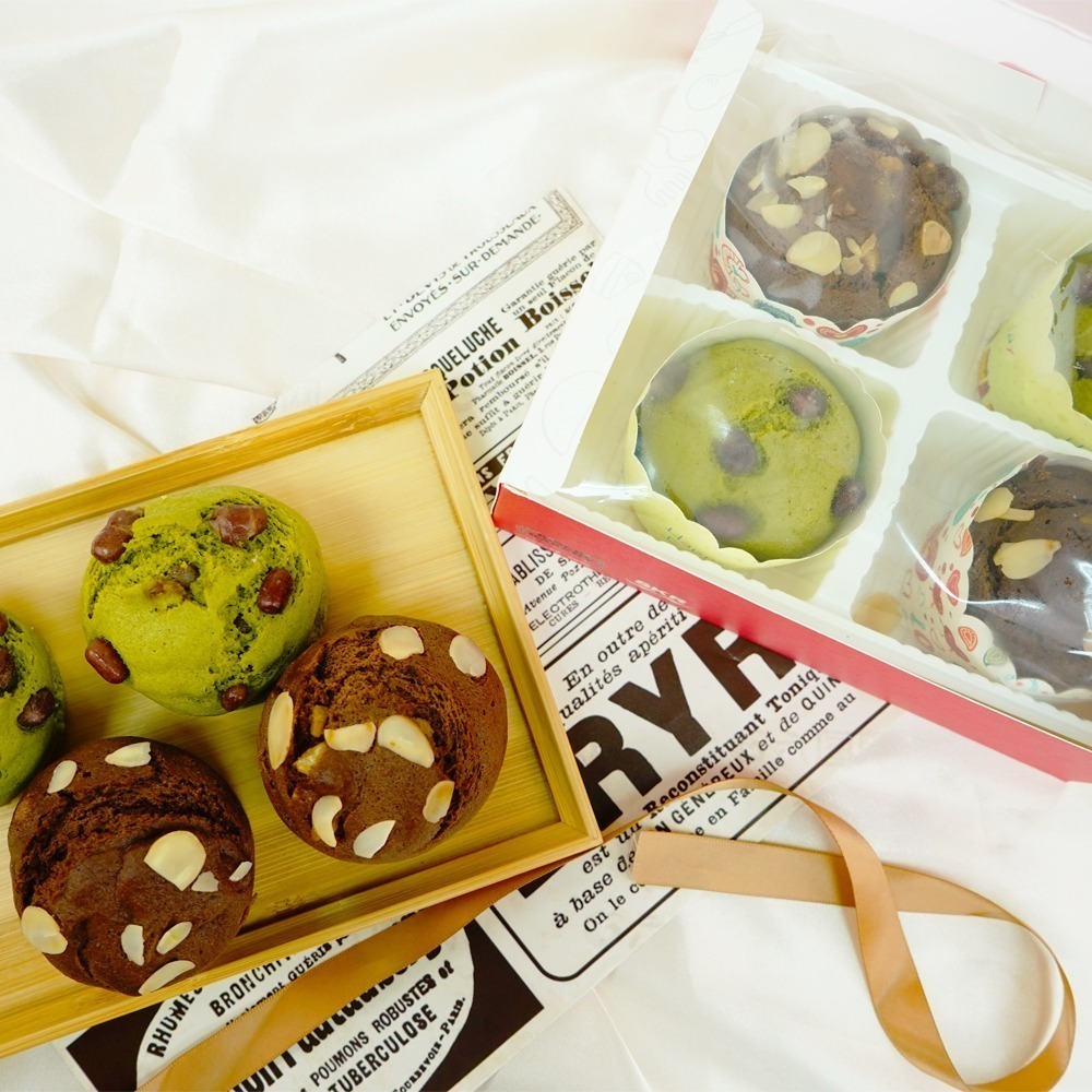 【奇蹟烘焙】植萃能量可可+抹茶旦糕 4入組 無麩質 蛋素-細節圖3