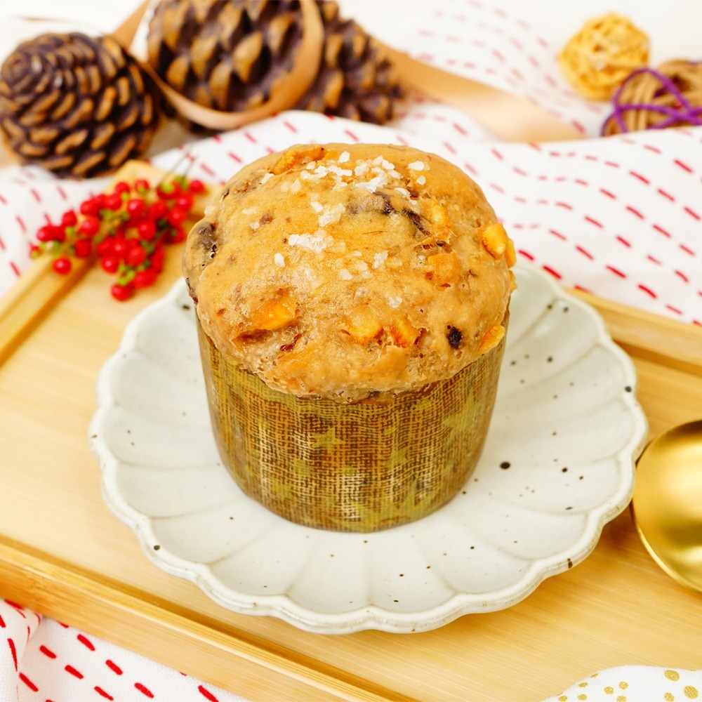 【奇蹟烘焙】聖誕開吃組-義大利水果米包-潘娜朵尼/原味米吐司/玄米米吐司-細節圖2