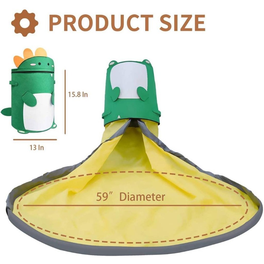 ◆蘇霏小舖◆ 超大容量 玩具 快速收納桶  玩具收納桶 積木收納桶 收納袋 收納箱 玩具收納 遊戲墊-細節圖5