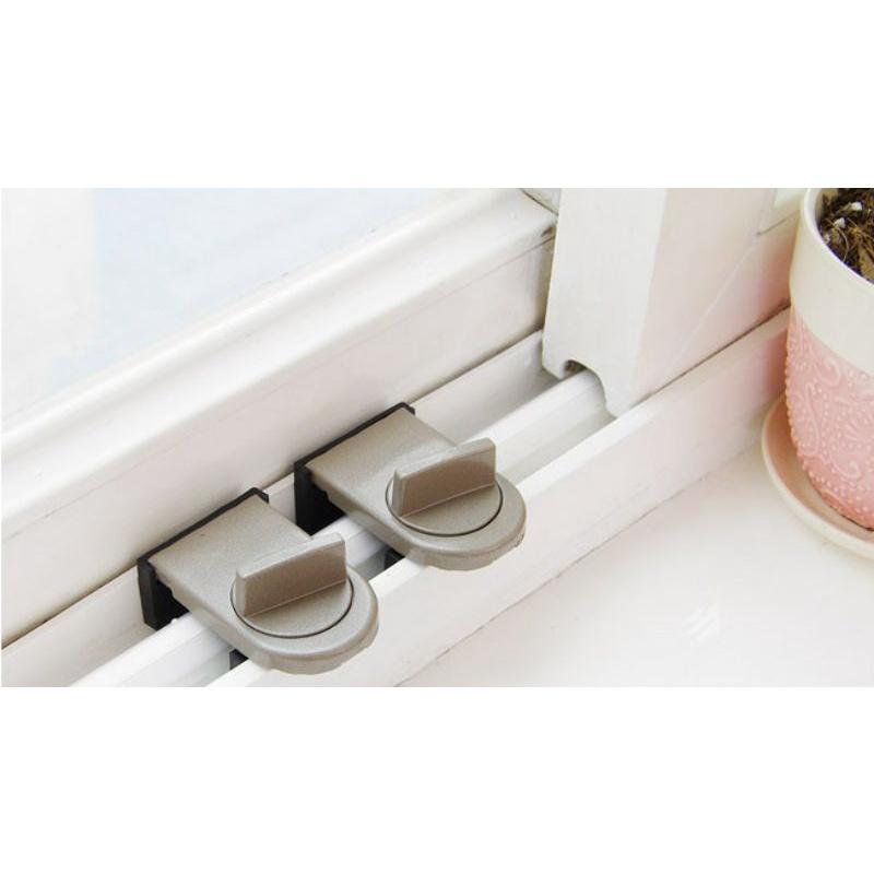 （蘇霏小舖）安全鎖 兒童安全鎖 防開防盜安全鎖 窗戶防開鎖 防盜鎖-細節圖2