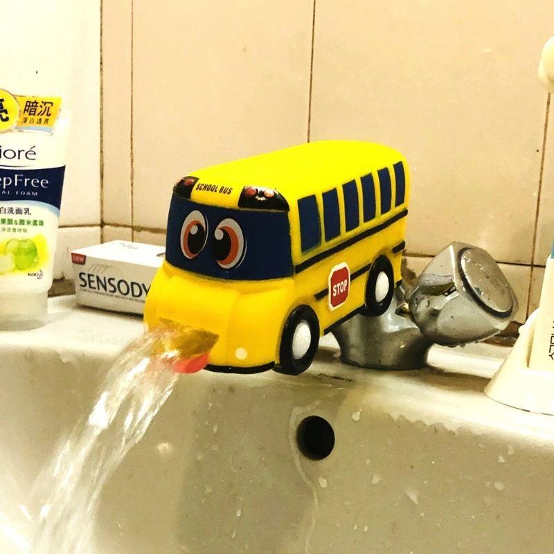 (蘇霏小舖)卡通水龍頭延伸器 卡通動物 洗手器輔助 洗手導水槽 加長頭 可愛導水槽-細節圖7