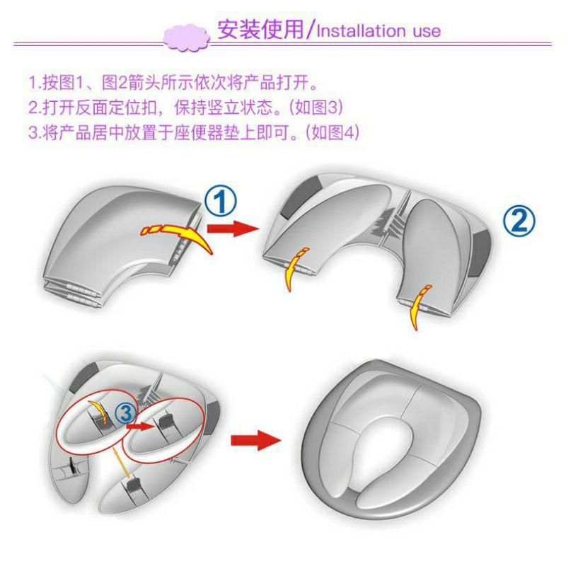 （蘇霏小舖）兒童馬桶墊 折疊馬桶圈 墊兒童坐便器 嬰兒座便器 寶寶馬桶蓋底便便神器外出旅遊-細節圖8