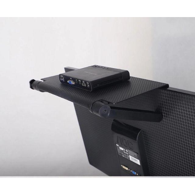 (蘇霏小舖)🚚免打孔置物架遙控器機頂盒音響收納神器電視置物架電視神器電視銀幕收納架-細節圖2