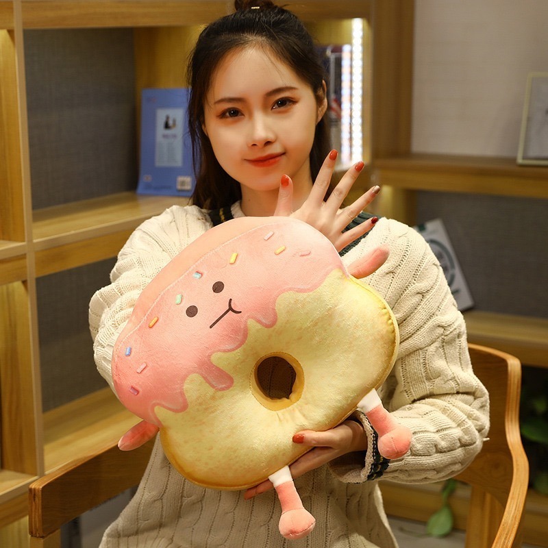 巧克力 草莓 波蘿 土司 吐司 麵包 趴睡枕 暖手 抱枕 枕頭 趴趴枕 午安枕 創意甜品抱枕 甜點抱枕 玩偶 公仔 娃娃-細節圖7