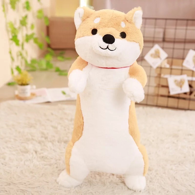 柴犬  秋田犬 小狗 狗狗 動物人形抱枕/男朋友抱枕/長條抱枕玩偶公仔娃娃/趴睡枕/靠腰墊/孕婦枕/聖誕節生日畢業禮物-細節圖2