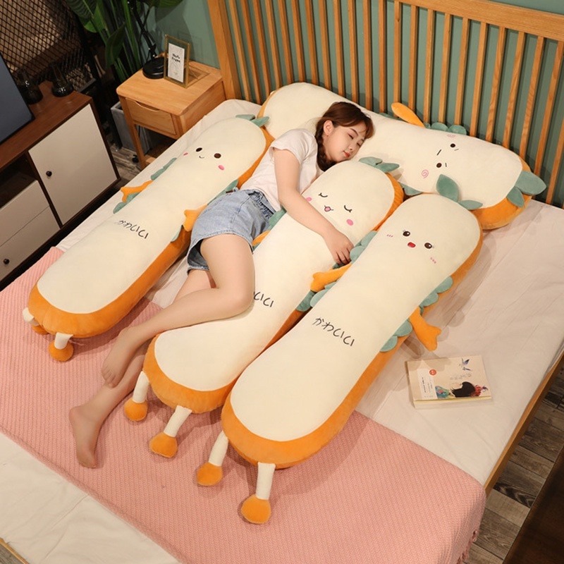 可拆洗 麵包 面包 長條 抱枕 陪睡抱枕 床圍枕 睡覺抱枕 長枕頭 睡覺夾腿枕 靠腰墊 大抱枕-細節圖2