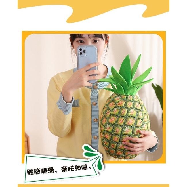 仿真 鳳梨 抱枕 土鳳梨 好運旺旺來 枕頭 靠腰 玩偶 午安枕 靠枕-細節圖5
