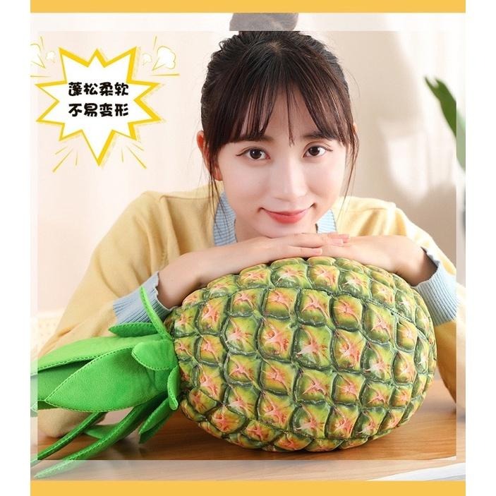仿真 鳳梨 抱枕 土鳳梨 好運旺旺來 枕頭 靠腰 玩偶 午安枕 靠枕-細節圖7