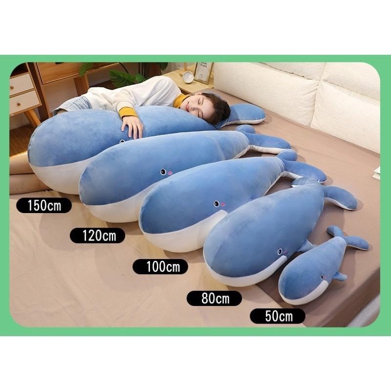 大鯨魚 鯨魚  抱枕 海洋生物 魚 長抱枕 公仔 玩偶 陪睡抱枕 娃娃-細節圖7