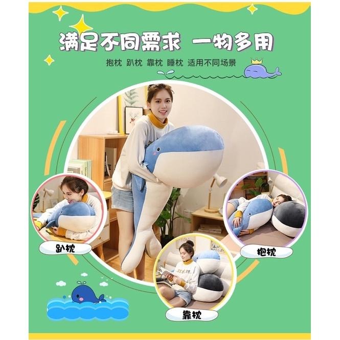 大鯨魚 鯨魚  抱枕 海洋生物 魚 長抱枕 公仔 玩偶 陪睡抱枕 娃娃-細節圖8