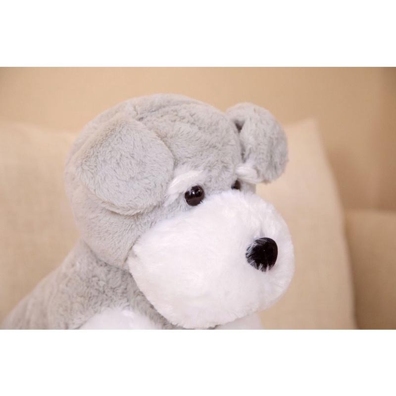 雪納瑞 狗狗 小狗 犬 動物 公仔 抱枕 玩偶-細節圖7