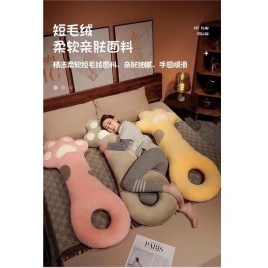 護頸 頸枕 套圈圈 貓爪 貓咪 小貓 長條 抱枕 長抱枕 陪睡抱枕 玩偶 娃娃 枕頭-細節圖3